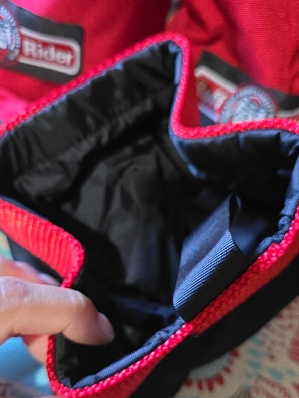 Ruff Rider Red Travel Pouch Set - Picture 4 of 8